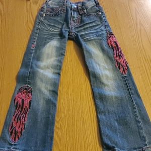 Cowgirl tuff girls jeans size 4